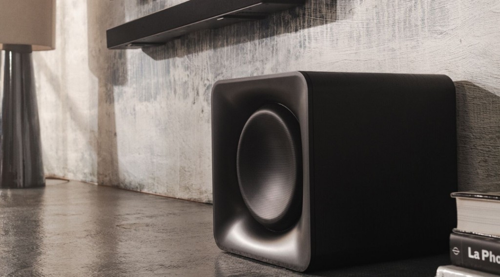 Klipsch subwoofer in modern living space