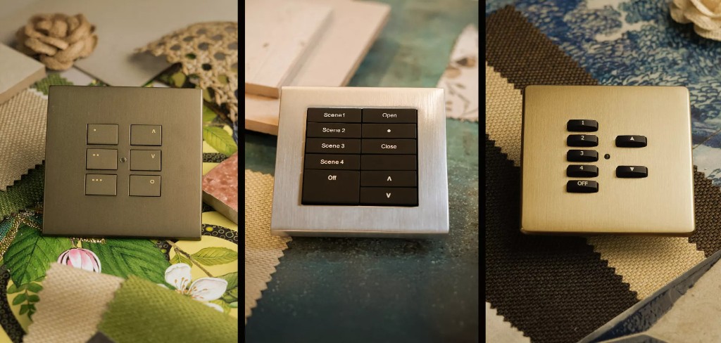 Rako control panels and cover plates in luxury finishes